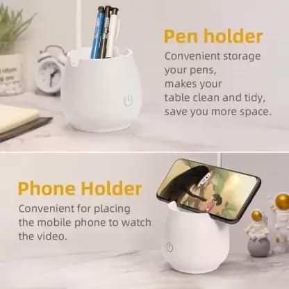 LED Table Rechargeable Lamp with Pen Holder